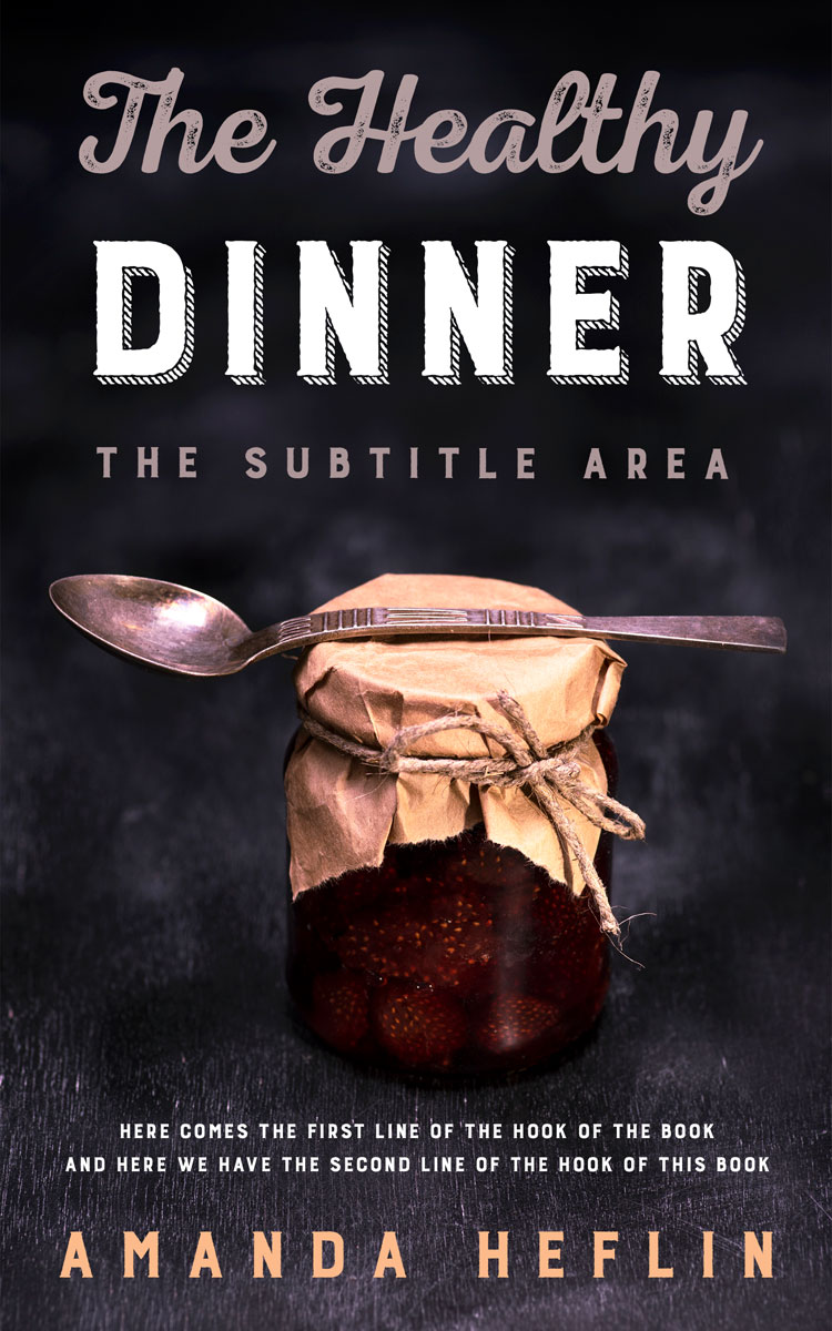 2D view of Premade Cookbooks & Food & Wine Book Cover - Baltic Sea