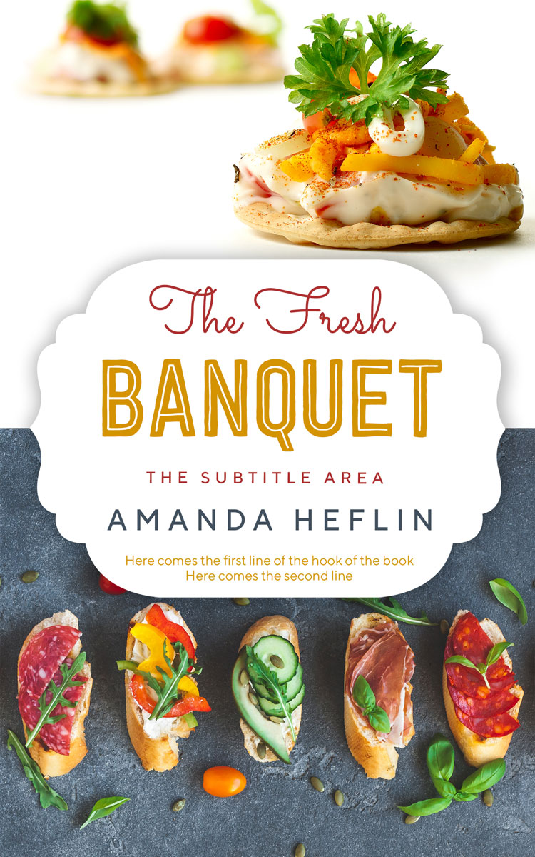 2D view of Premade Cookbooks & Food & Wine Book Cover - Willow Grove