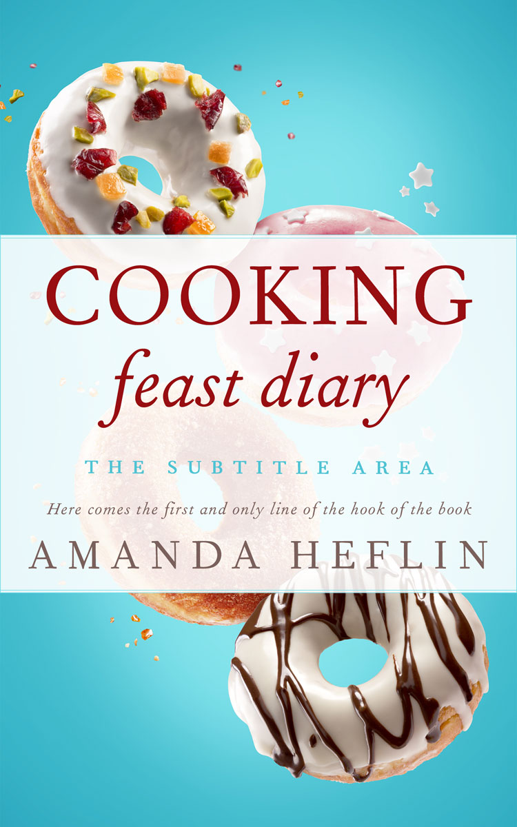 2D view of Premade Cookbooks & Food & Wine Book Cover - Mystic