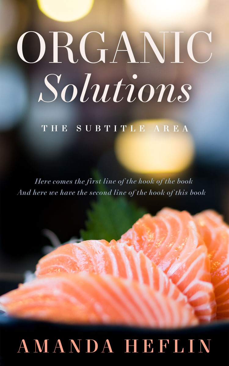 2D view of Premade Health & Dieting & Fitness Book Cover - Mandys Pink