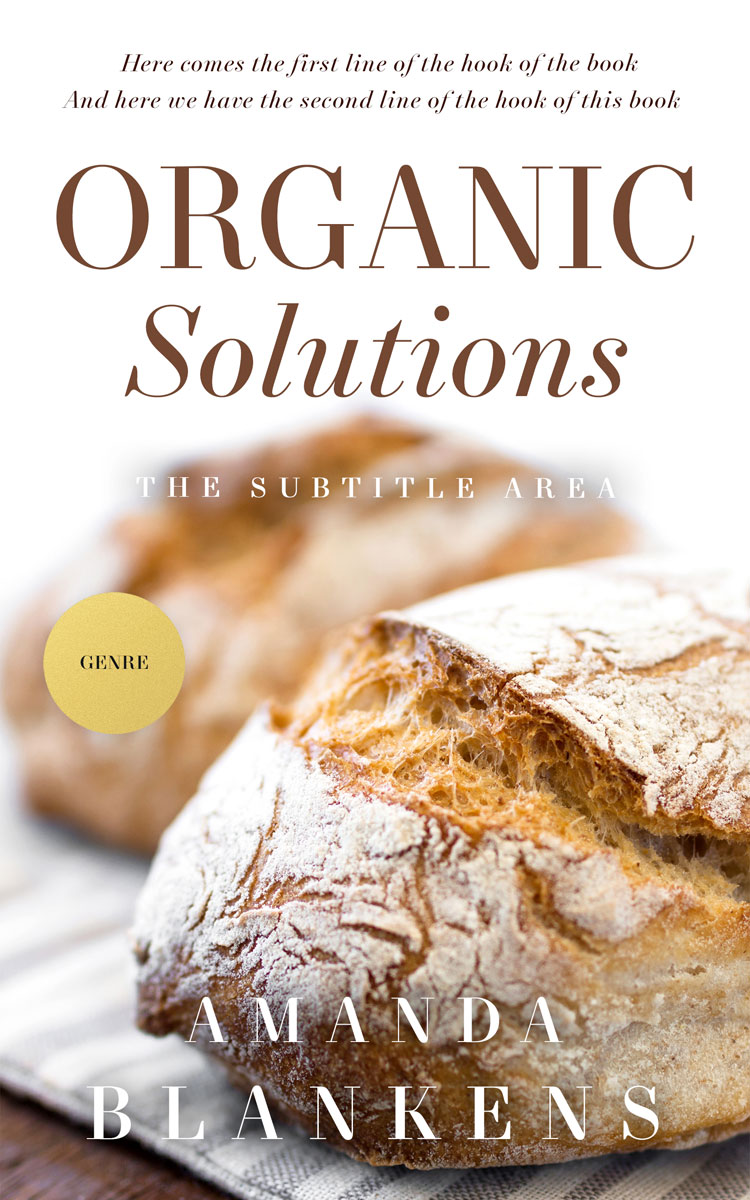 2D view of Premade Health & Dieting & Fitness Book Cover - Indian Khaki