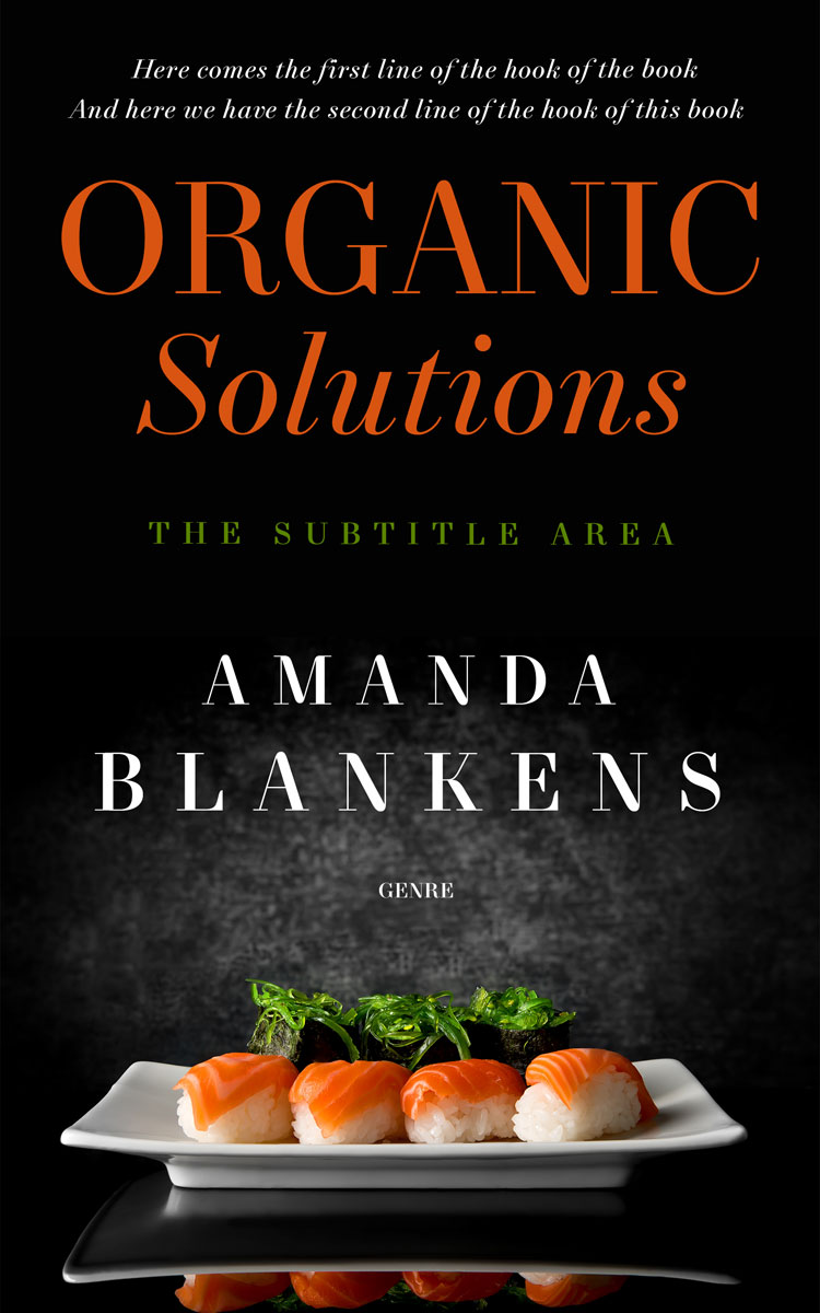 2D view of Premade Cookbooks & Food & Wine Book Cover - Cod Gray