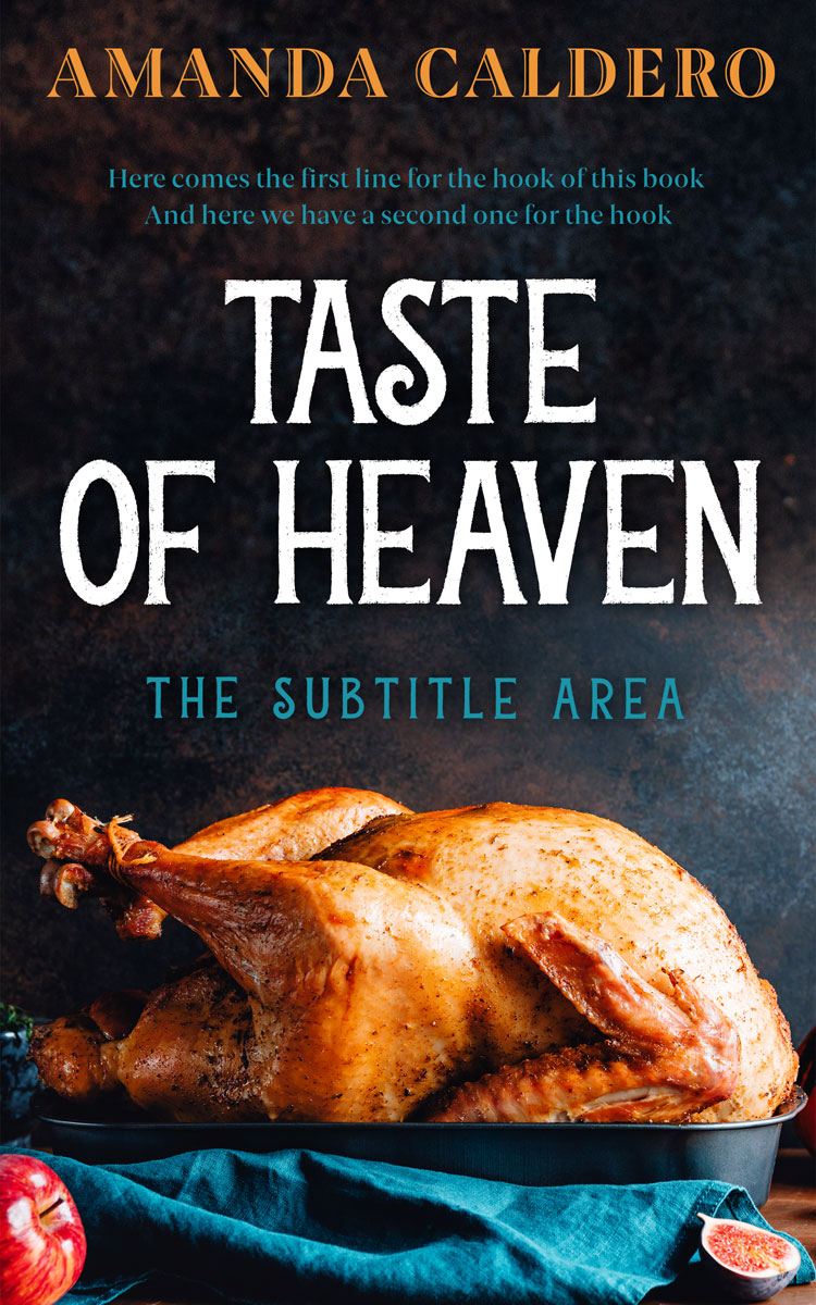 2D view of Premade Cookbooks & Food & Wine Book Cover - Di Serria