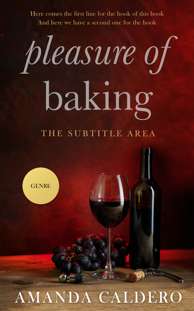 2D view of Premade Cookbooks & Food & Wine Book Cover - Paco