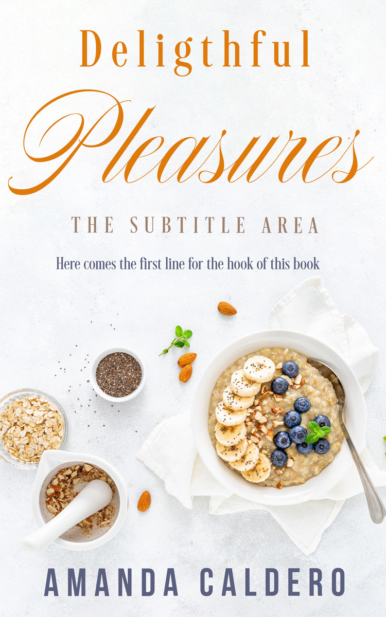 2D view of Premade Health & Dieting & Fitness Book Cover - Desert Storm