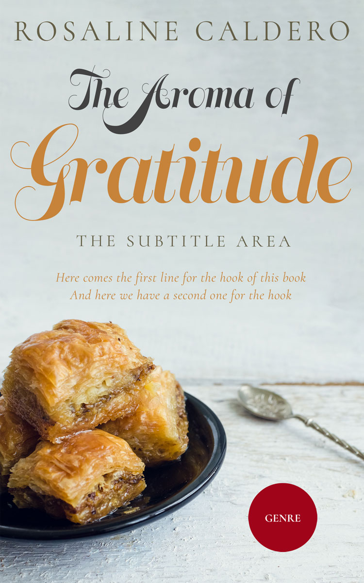 2D view of Premade Cookbooks & Food & Wine Book Cover - Conch