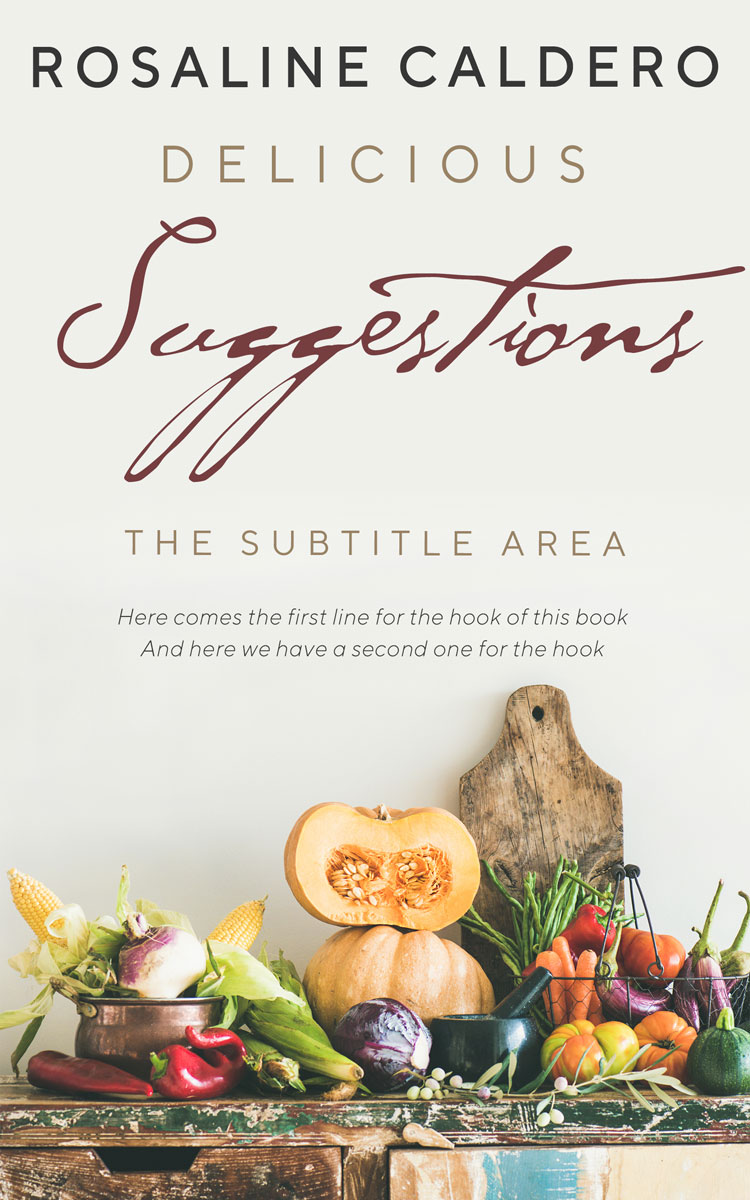 2D view of Premade Health & Dieting & Fitness Book Cover - Tobacco Brown