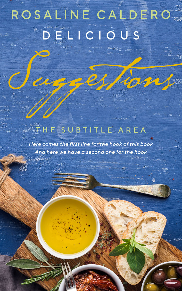 2D view of Premade Cookbooks & Food & Wine Book Cover - San Marino