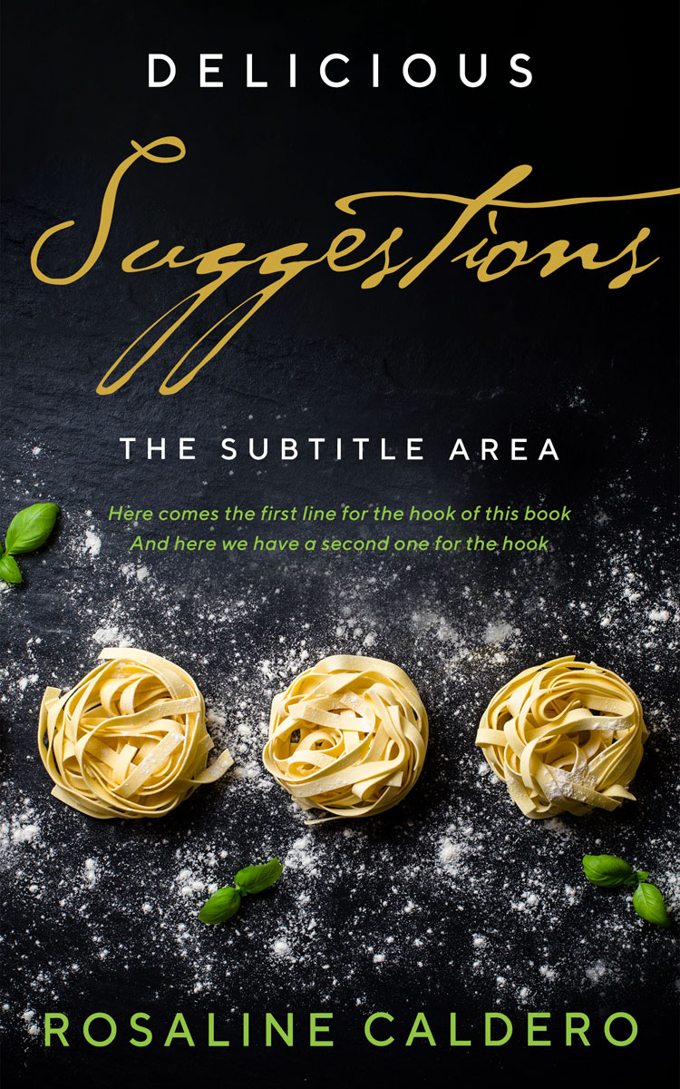 2D view of Premade Cookbooks & Food & Wine Book Cover - Laser