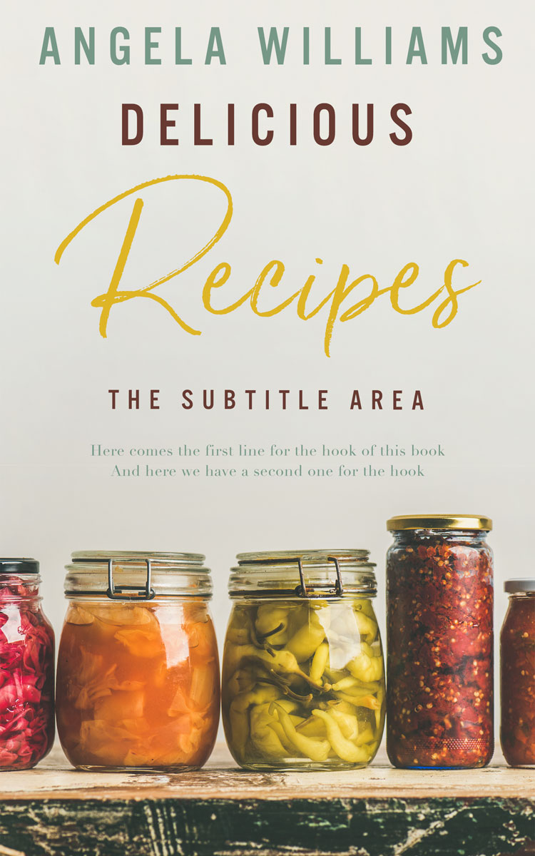 2D view of Premade Cookbooks & Food & Wine Book Cover - Westar