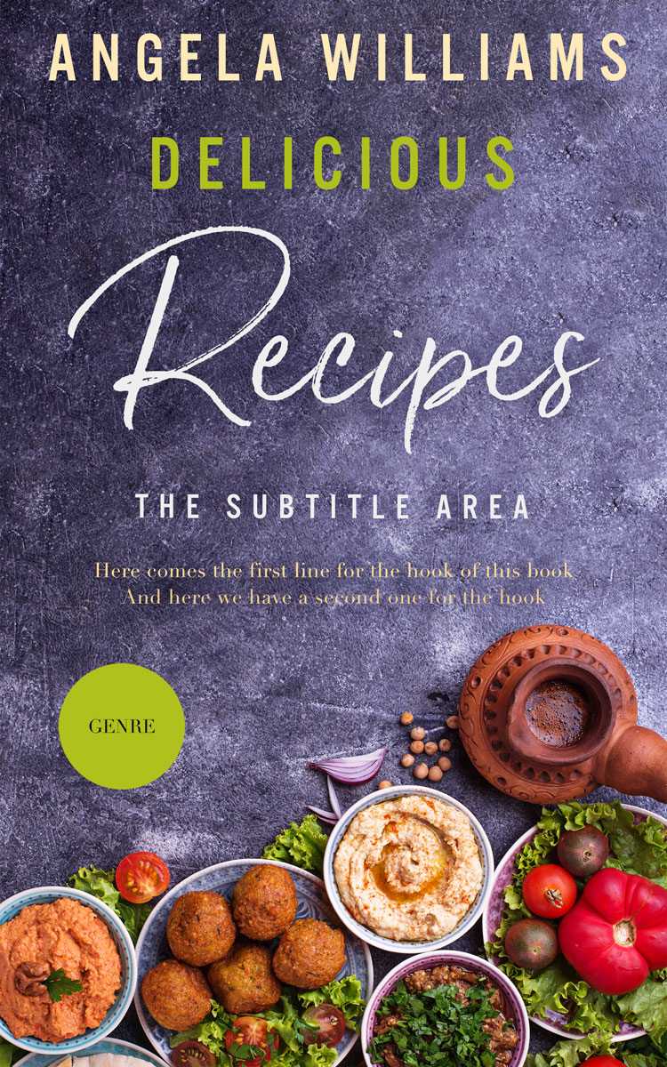 2D view of Premade Cookbooks & Food & Wine Book Cover - Mulled Wine