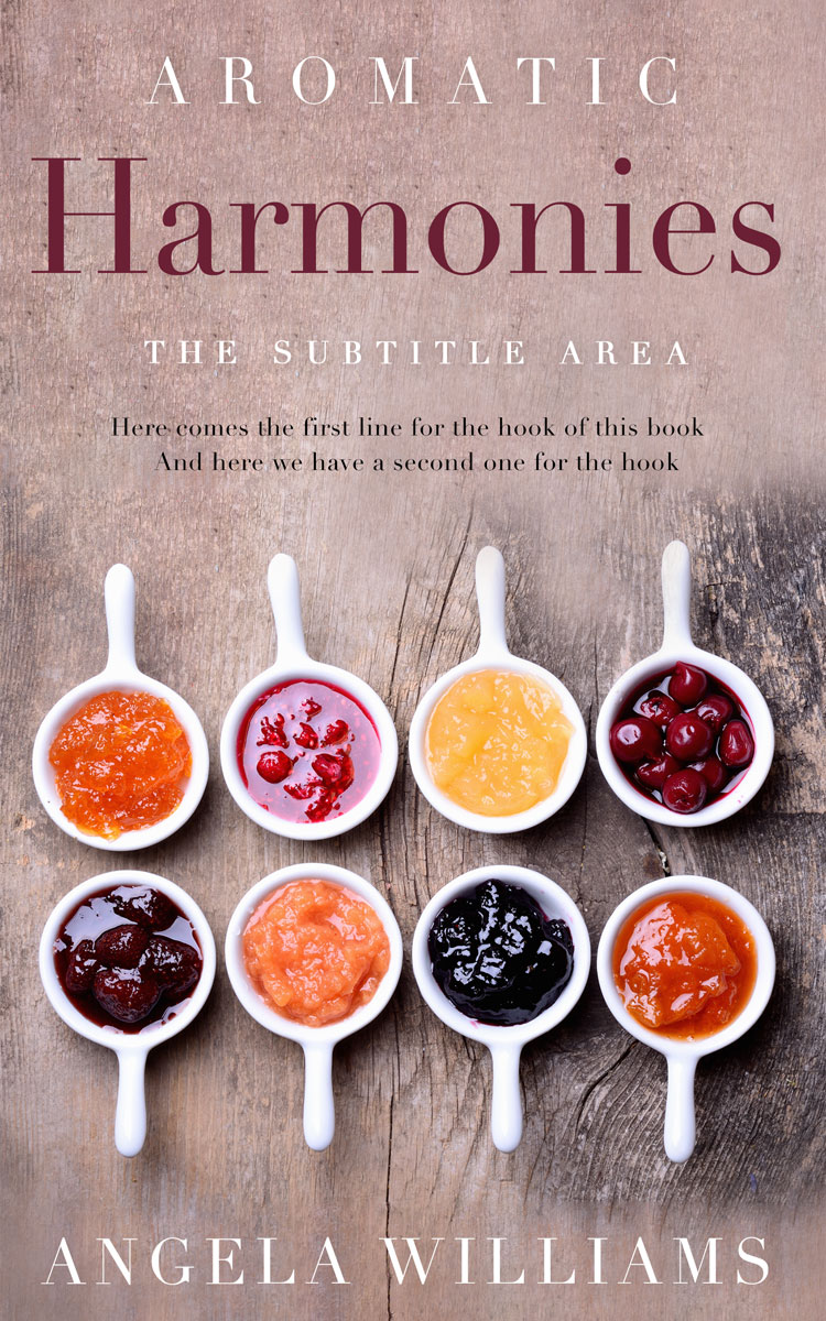 2D view of Premade Cookbooks & Food & Wine Book Cover - Thatch