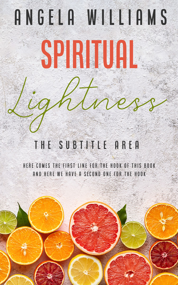 2D view of Premade Health & Dieting & Fitness Book Cover - Bon Jour