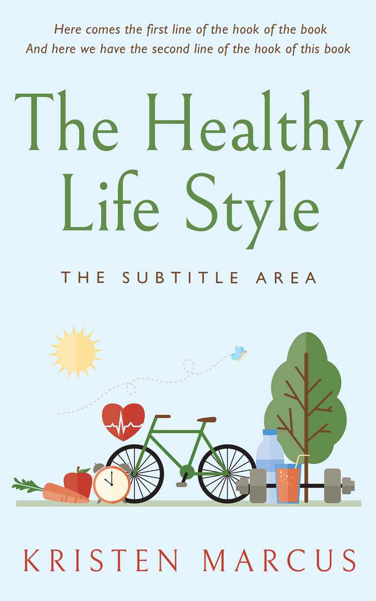 2D view of Premade Health & Mind & Body Book Cover - Polar