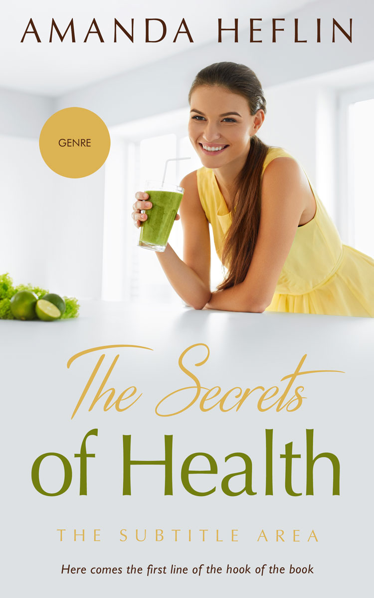 2D view of Premade Health & Dieting & Fitness Book Cover - Gray Nurse