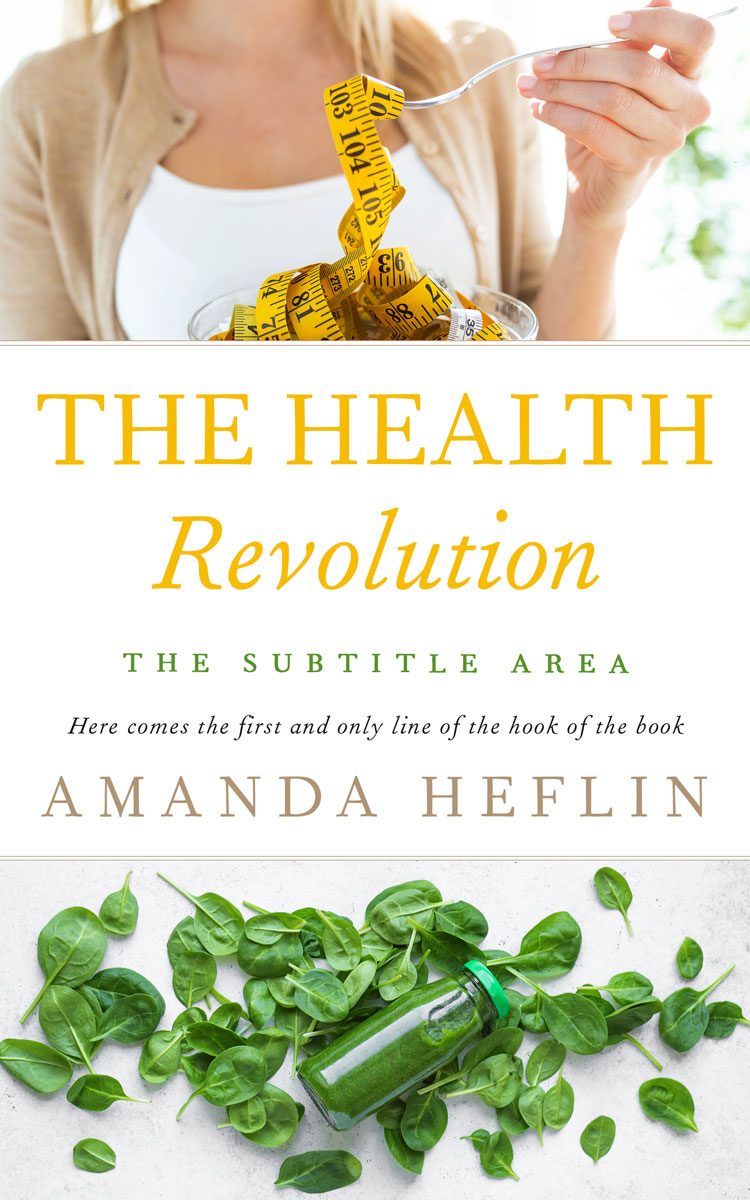 2D view of Premade Health & Dieting & Fitness Book Cover - Westar