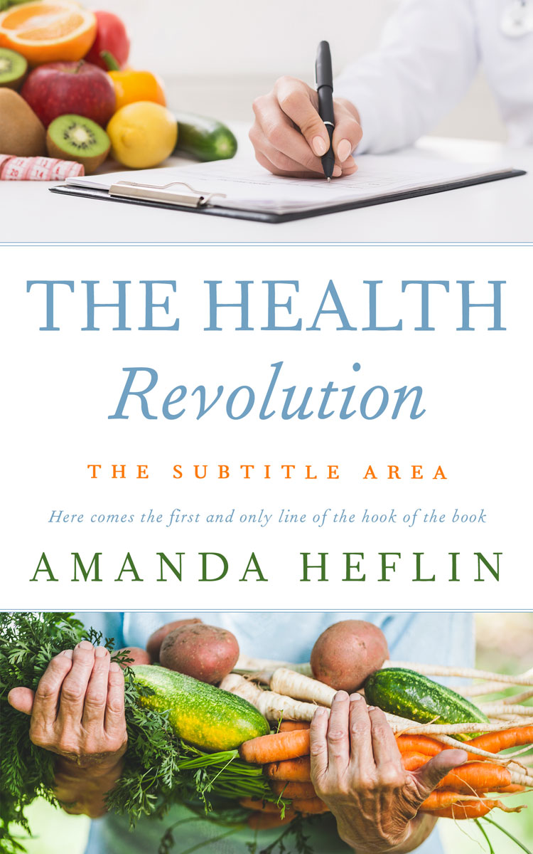 2D view of Premade Health & Dieting & Fitness Book Cover - Westar