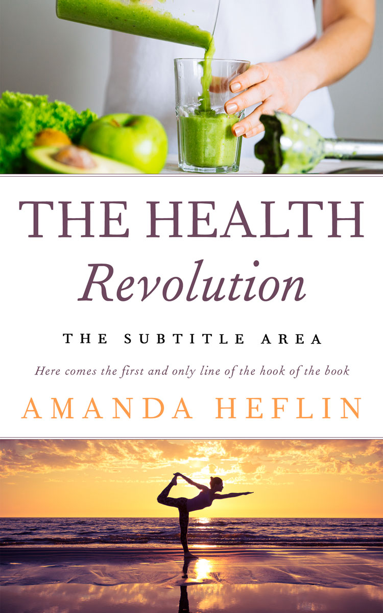 2D view of Laser #10697 - Premade Health & Mind & Body Book Cover