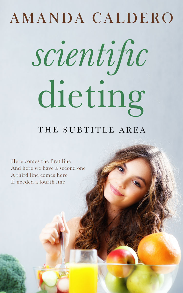 2D view of Premade Health & Dieting & Fitness Book Cover - Iron