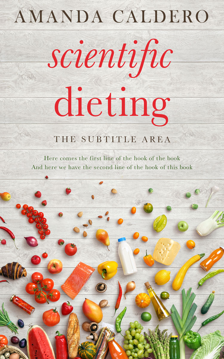 2D view of Premade Health & Dieting & Fitness Book Cover - Westar