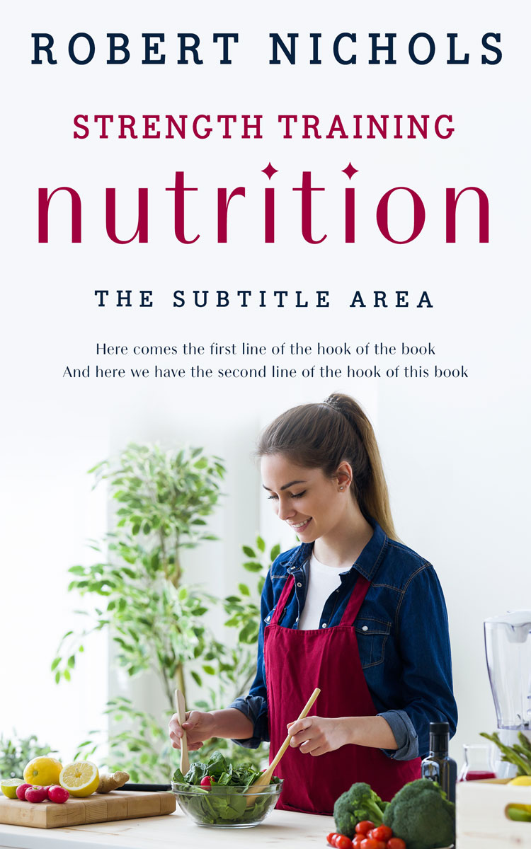 2D view of Premade Health & Dieting & Fitness Book Cover - Shark