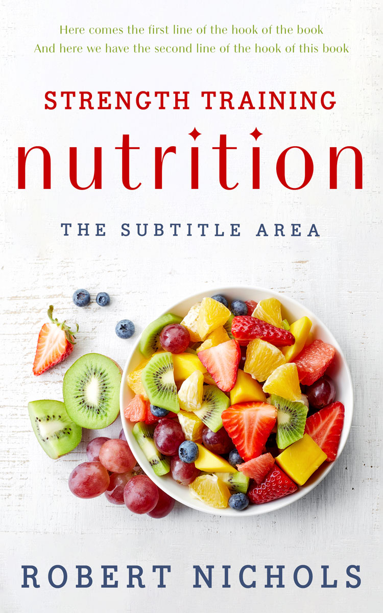 2D view of Premade Health & Dieting & Fitness Book Cover - Cararra