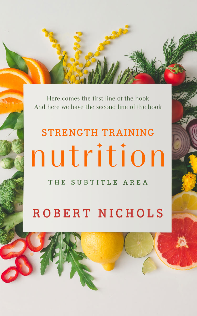 2D view of Premade Health & Dieting & Fitness Book Cover - Westar