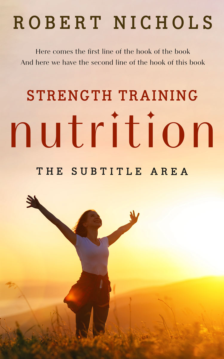 2D view of Premade Health & Dieting & Fitness Book Cover - Sidecar