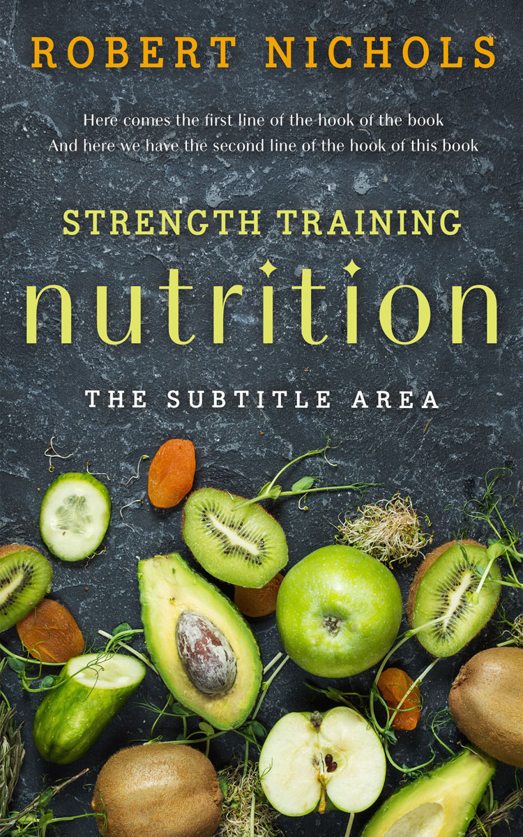 2D view of Premade Health & Dieting & Fitness Book Cover - Cape Cod