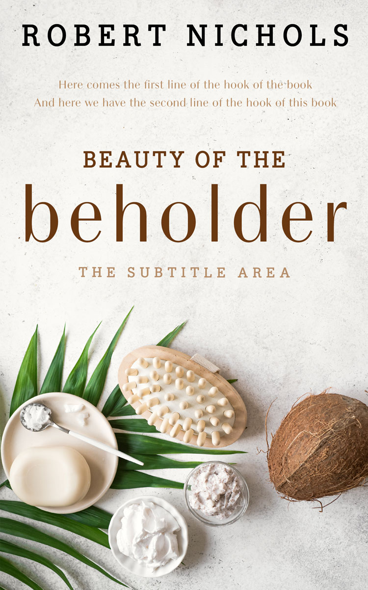 2D view of Premade Health & Mind & Body Book Cover - Cararra