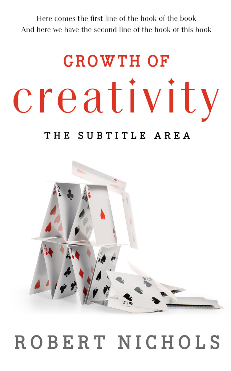 2D view of Premade Business Book Cover - Swiss Coffee