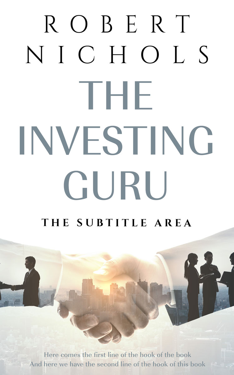 2D view of Premade Business Book Cover - Moon Mist