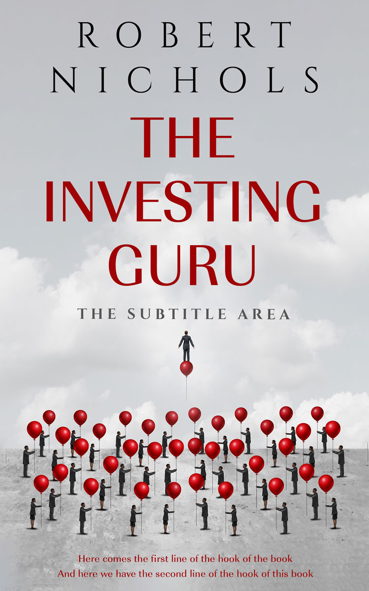 2D view of Premade Business Book Cover - Iron