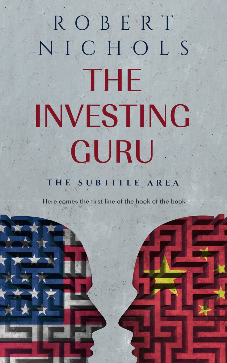 2D view of Premade Business Book Cover - Hit Gray