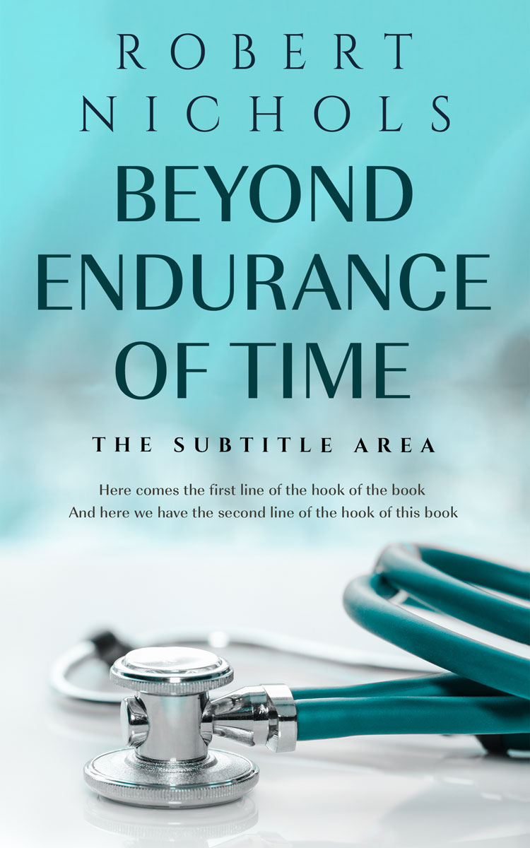 2D view of Premade Medical Book Cover - Half Baked