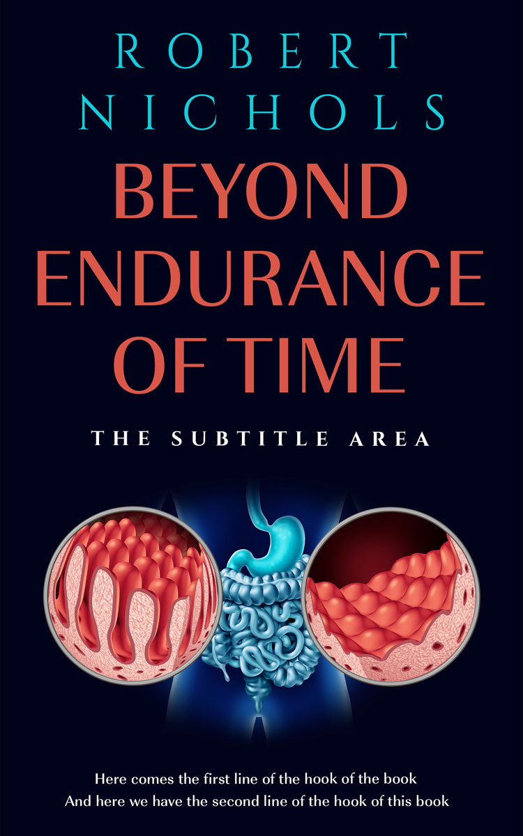 2D view of Premade Medical Book Cover - Chestnut Rose