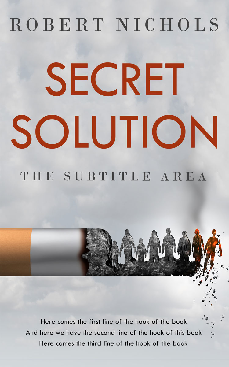 2D view of Premade Medical Book Cover - French Gray