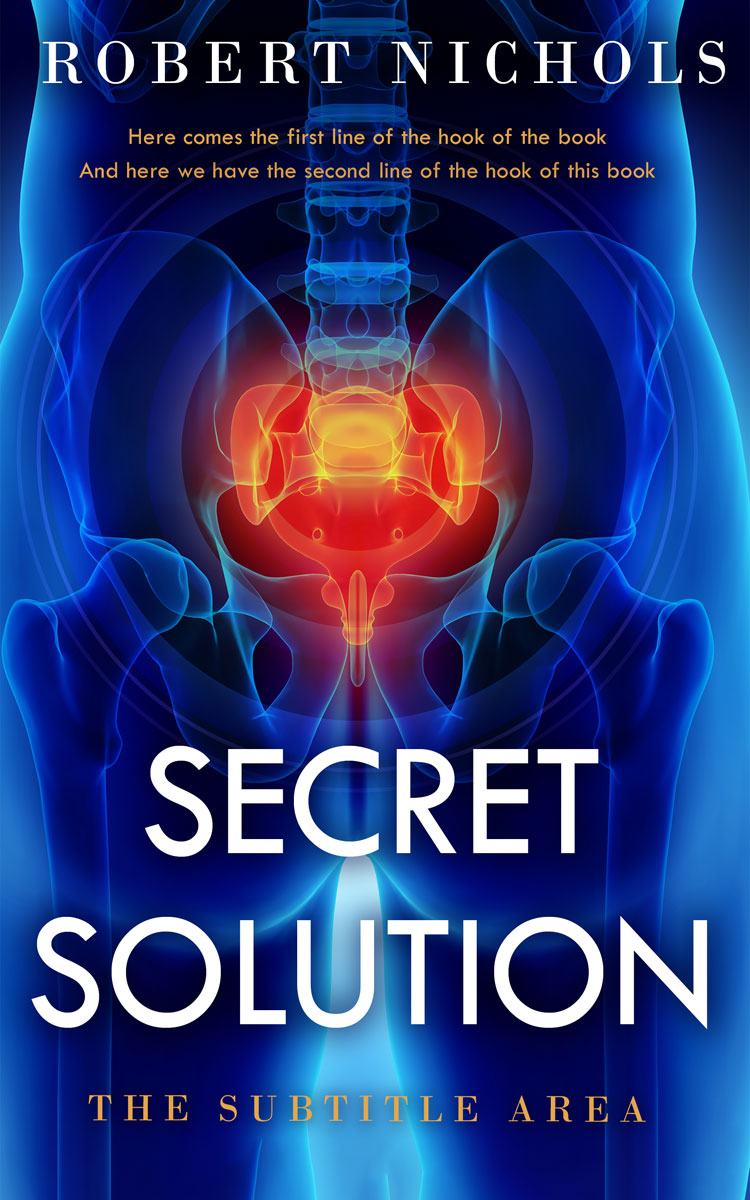 2D view of Premade Medical Book Cover - Downriver