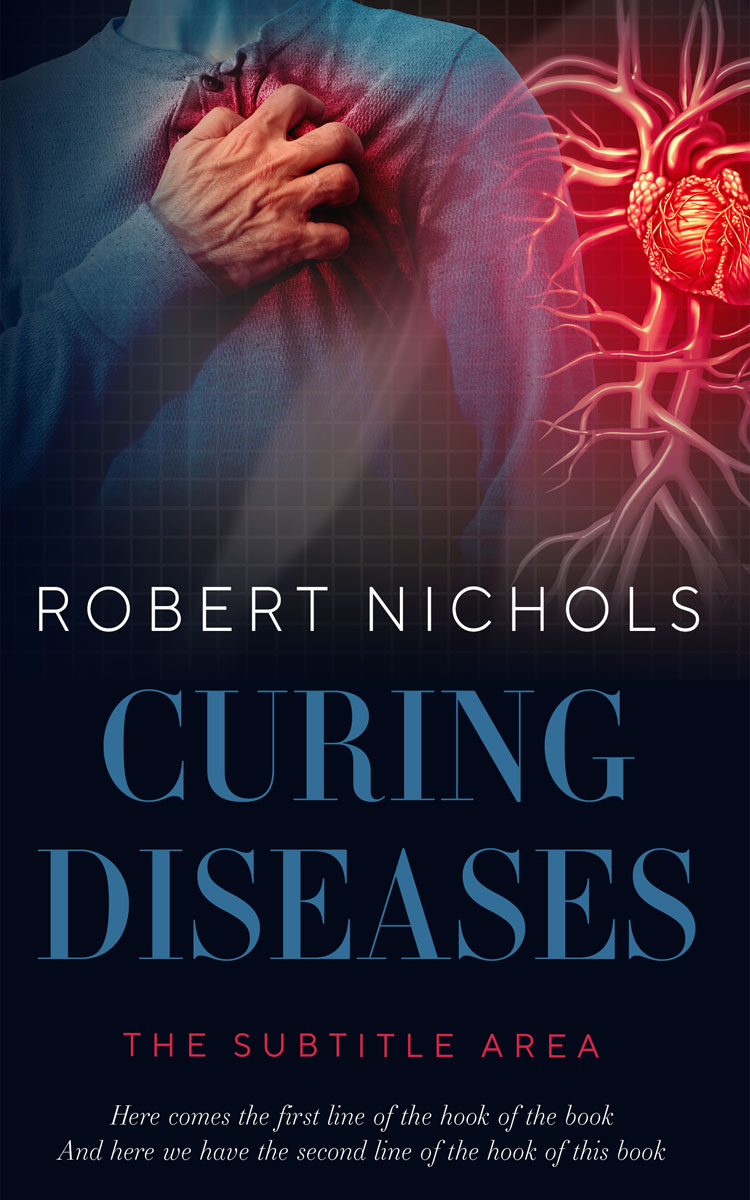 2D view of Premade Medical Book Cover - Mirage