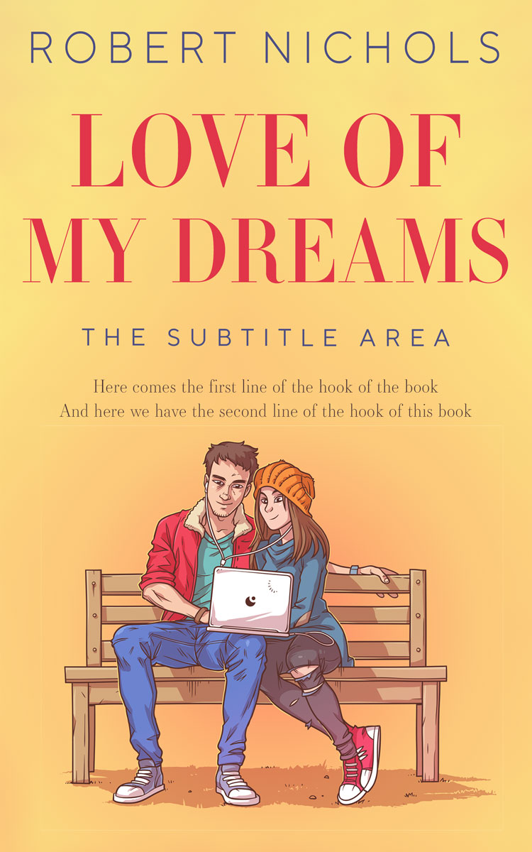 2D view of Premade Teen & Young Adult Book Cover - Rajah