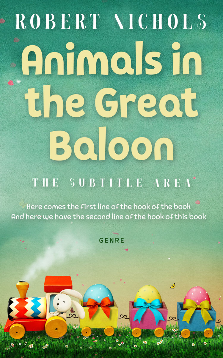 2D view of Premade Children's Book Cover - Acapulco