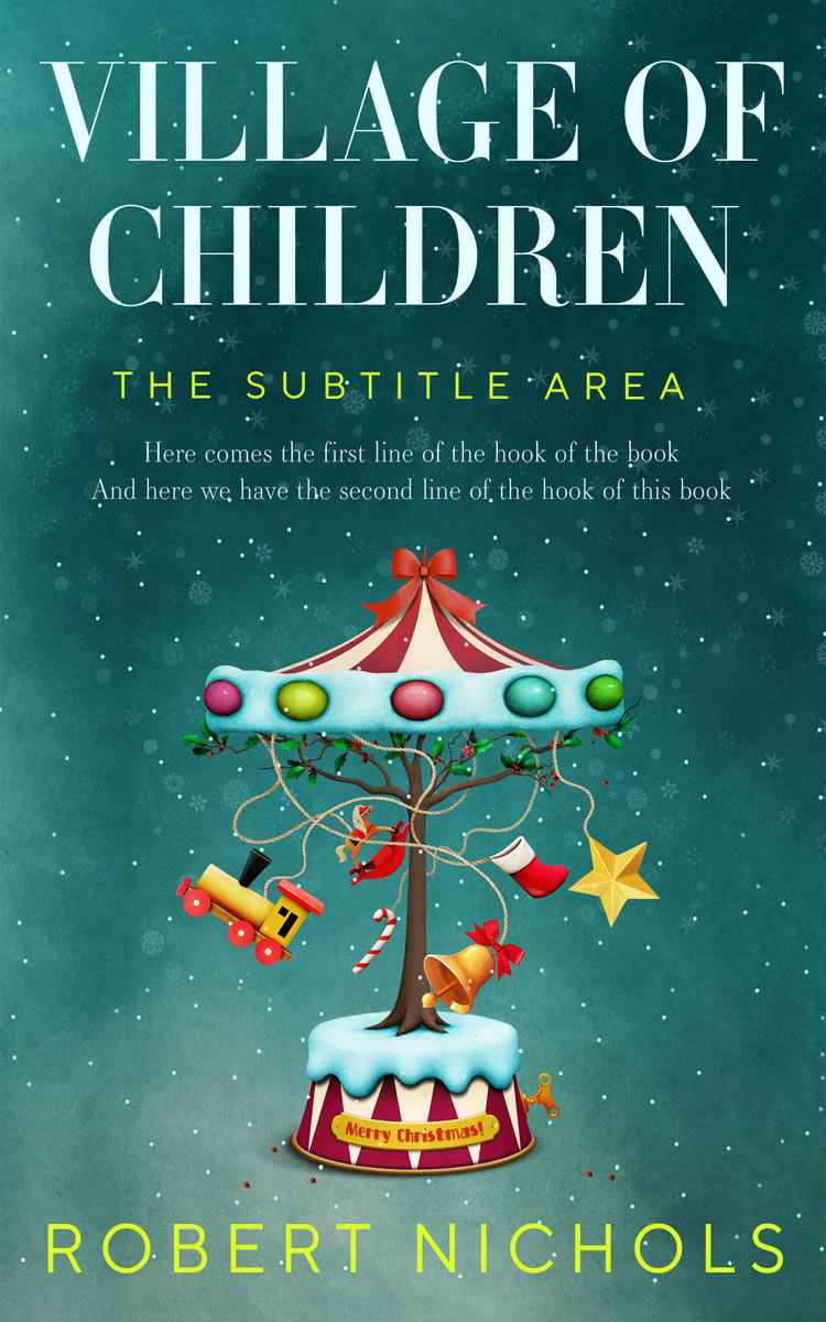 2D view of Premade Abstract Book Cover - Casal