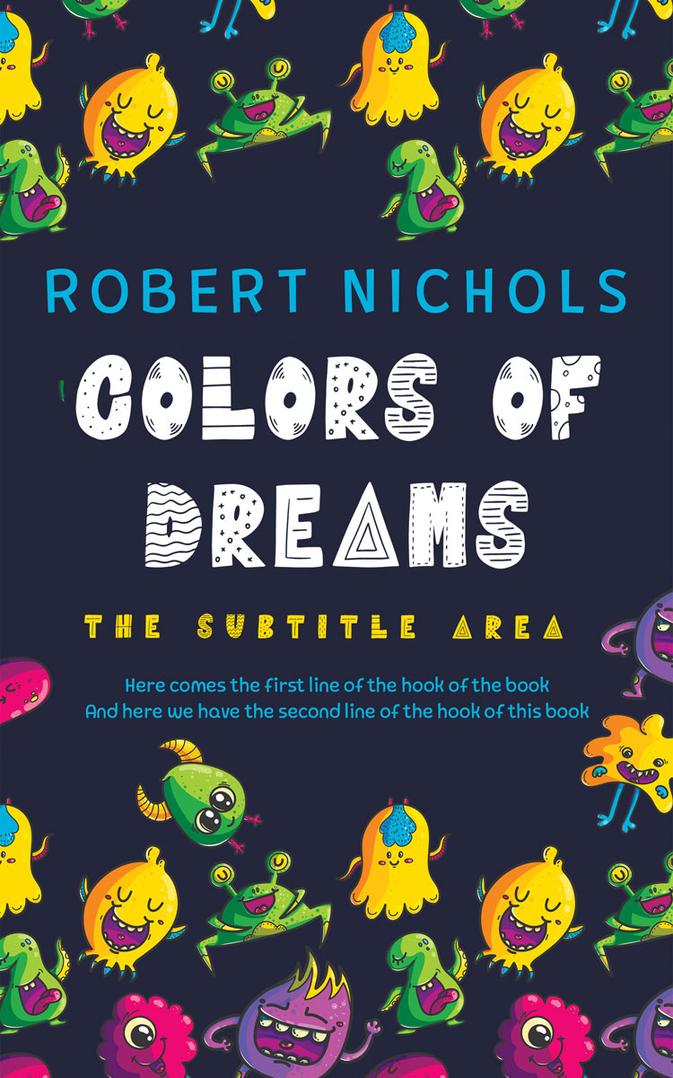 2D view of Premade Fantasy Book Cover - Ebony Clay