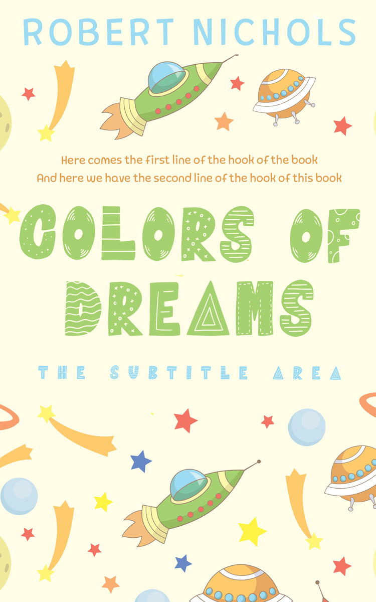 2D view of Premade Children's Book Cover - Rum Swizzle