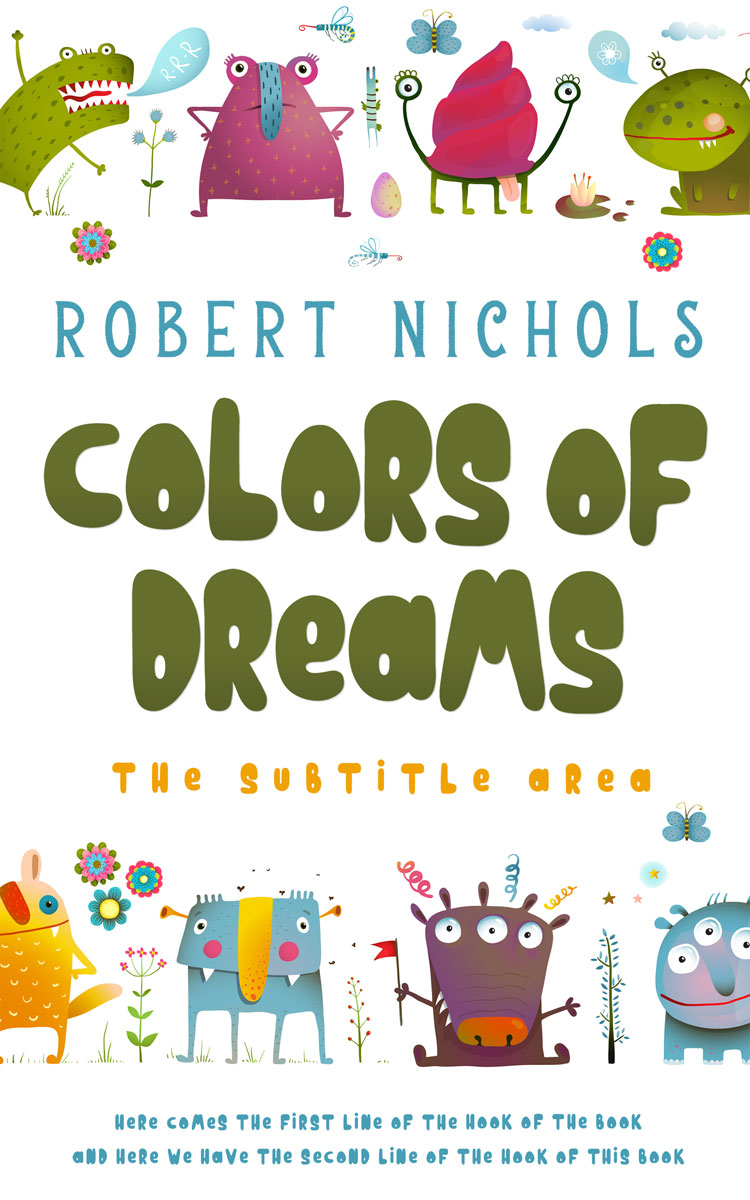 2D view of Premade Horror Book Cover - Pesto