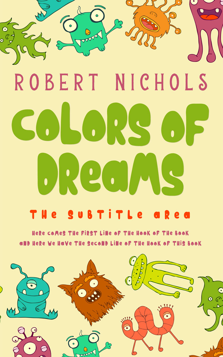 2D view of Premade Surreal Book Cover - Astra