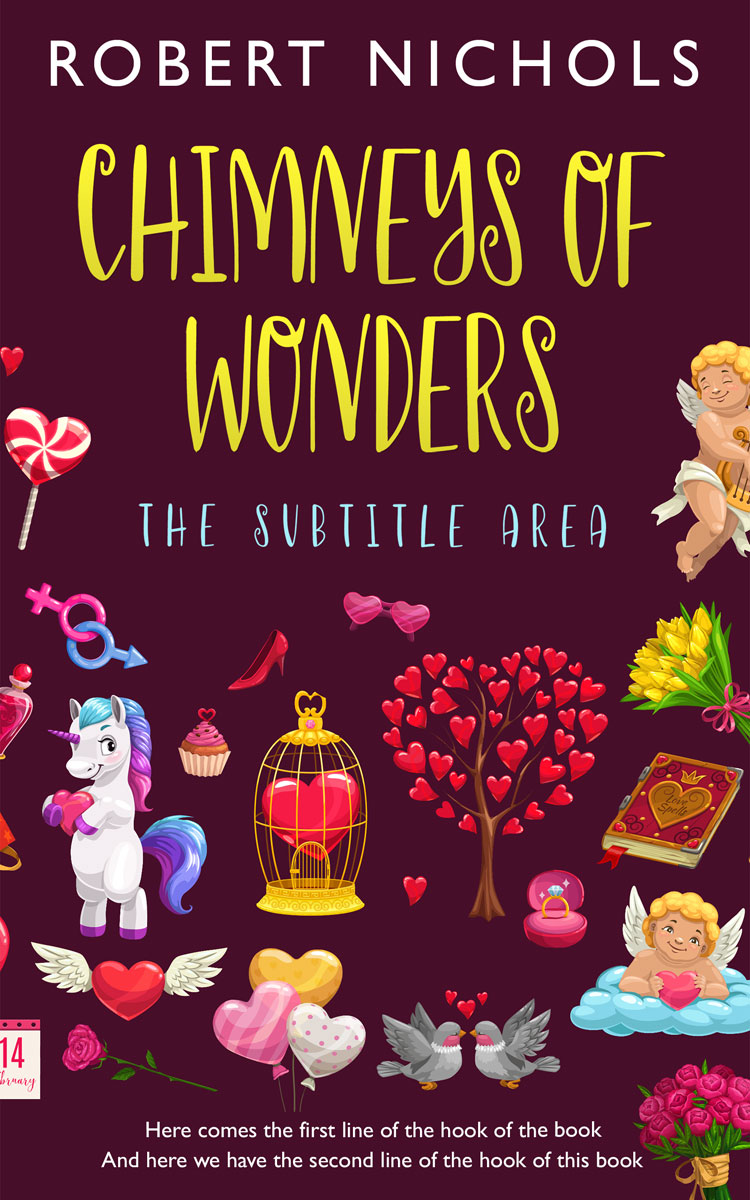 2D view of Premade Romance Book Cover - Loulou