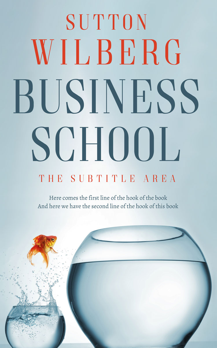 2D view of Premade Business Book Cover - Geyser