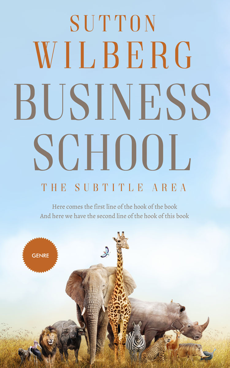 2D view of Premade Nature Book Cover - Link Water