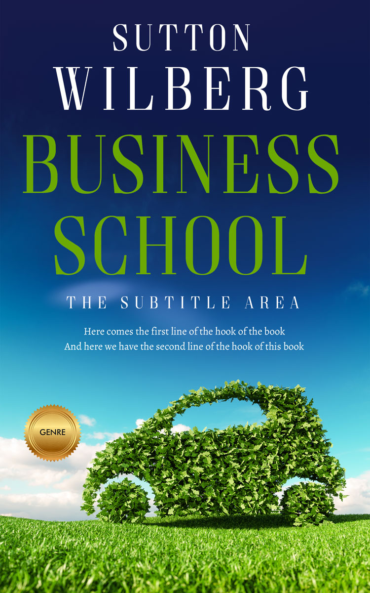 2D view of Premade Environment & Ecology Book Cover - Te Papa Green